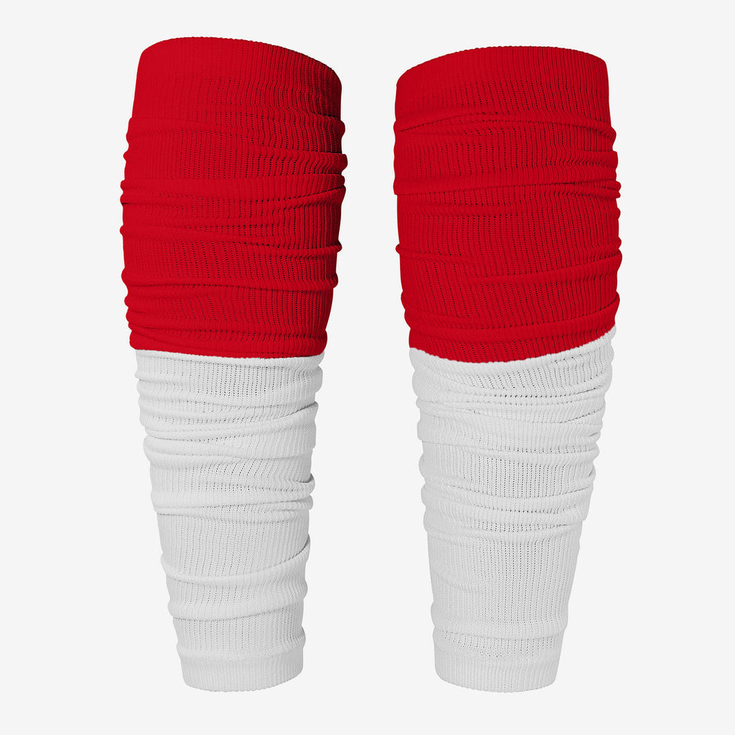 Two-Tone Leg Sleeves (Red/White)