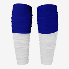 Load image into Gallery viewer, Two-Tone Leg Sleeves (Blue/White)
