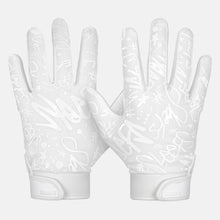 Load image into Gallery viewer, White Sticky Football Gloves
