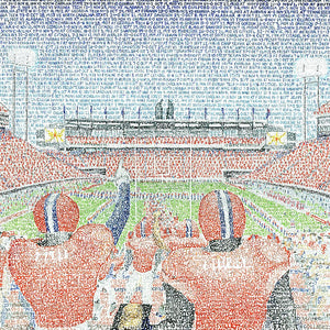 Clemson - Memorial Stadium Poster