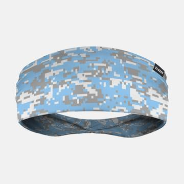 Light Blue Digital Camo Headband