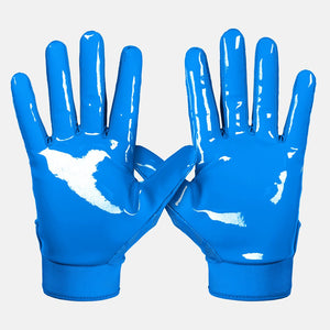 Blue Sticky Football Gloves