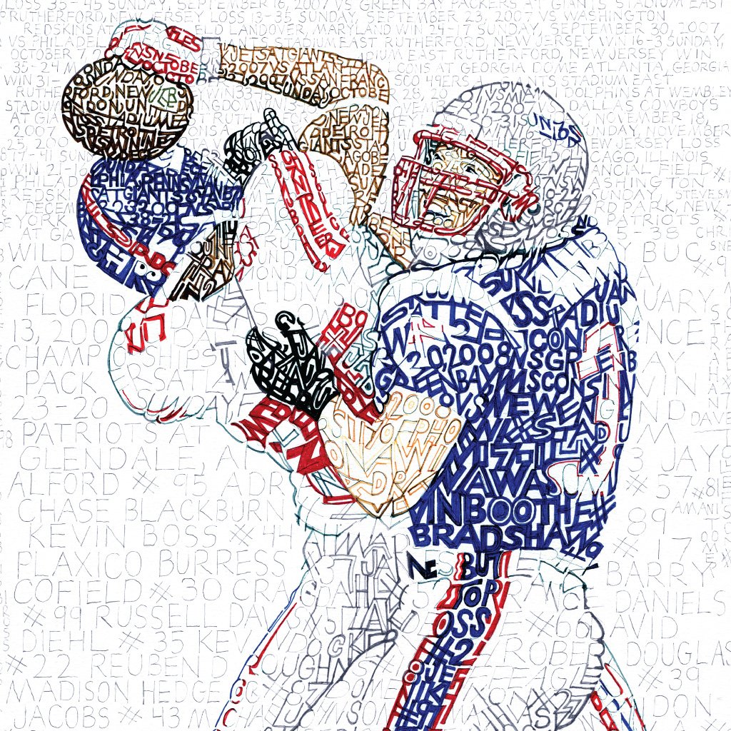 2007 New York Giants Championship Poster