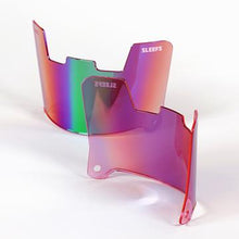 Load image into Gallery viewer, Pink Green Borealis Helmet Eye-Shield Visor
