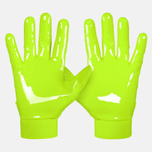 Load image into Gallery viewer, Safety Yellow Sticky Football Gloves
