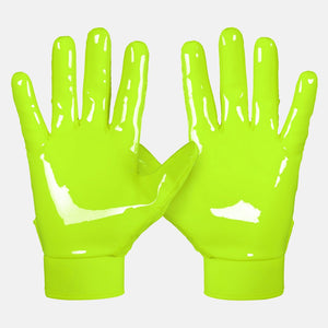 Safety Yellow Sticky Football Gloves