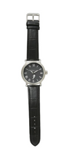 Load image into Gallery viewer, Black Vintage Leather Watch
