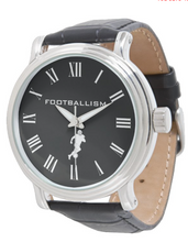 Load image into Gallery viewer, Black Vintage Leather Watch