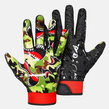 Load image into Gallery viewer, War Jungle Sticky Football Gloves
