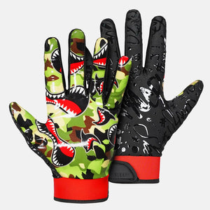 War Jungle Sticky Football Gloves