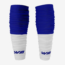 Load image into Gallery viewer, Two-Tone Leg Sleeves (Blue/White)
