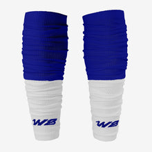 Load image into Gallery viewer, Two-Tone Leg Sleeves (Blue/White)