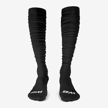 Load image into Gallery viewer, Black Extra Long Padded Socks