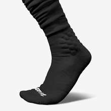Load image into Gallery viewer, Black Extra Long Padded Socks