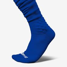 Load image into Gallery viewer, Blue Extra Long Padded Socks
