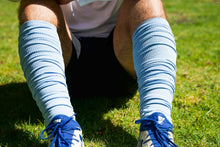 Load image into Gallery viewer, Carolina Blue Extra Long Padded Socks