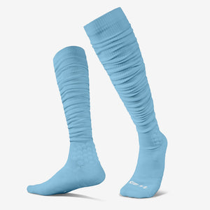 Carolina Blue Extra Long Padded Socks