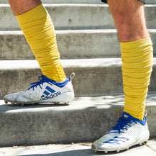 Load image into Gallery viewer, Gold Extra Long Padded Socks