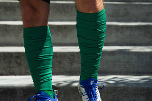 Green Extra Long Padded Socks