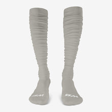 Load image into Gallery viewer, Grey Extra Long Padded Socks