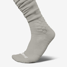 Load image into Gallery viewer, Grey Extra Long Padded Socks