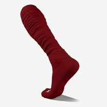 Load image into Gallery viewer, Maroon Extra Long Padded Socks