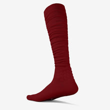 Load image into Gallery viewer, Maroon Extra Long Padded Socks