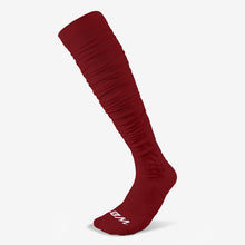 Load image into Gallery viewer, Maroon Extra Long Padded Socks