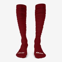 Load image into Gallery viewer, Maroon Extra Long Padded Socks