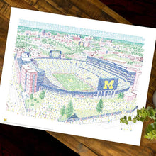 Load image into Gallery viewer, Michigan Stadium Poster
