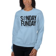 Load image into Gallery viewer, Women's Sunday Funday Crew-Neck Sweatshirt
