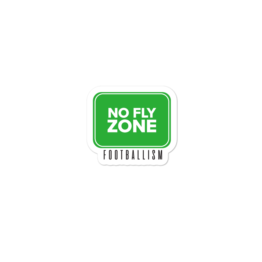 No Fly Zone Sticker