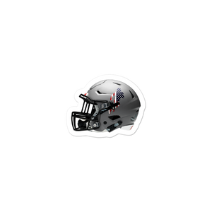 Gray America Helmet Sticker