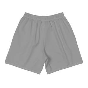 Men's Gray Logo Stroke Shorts