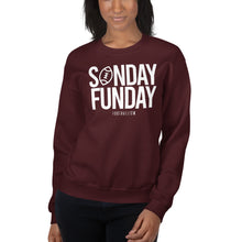 Load image into Gallery viewer, Women's Sunday Funday Crew-Neck Sweatshirt