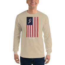 Load image into Gallery viewer, Men’s Flag Logo Long Sleeve Shirt
