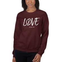 Load image into Gallery viewer, Women&#39;s Love Crew-Neck Sweatshirt
