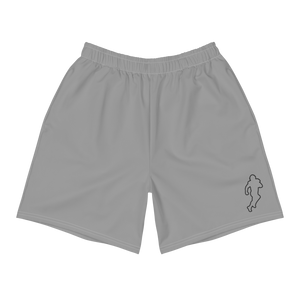 Men's Gray Logo Stroke Shorts
