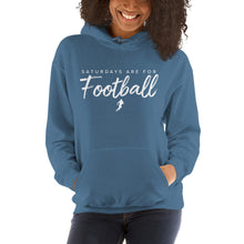 Load image into Gallery viewer, Women&#39;s Saturdays Are For Football Hoodie
