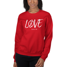 Load image into Gallery viewer, Women's Love Crew-Neck Sweatshirt