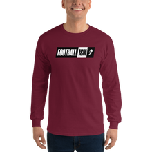 Load image into Gallery viewer, Men’s Slanted Logo Long Sleeve Shirt