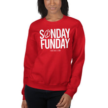 Load image into Gallery viewer, Women&#39;s Sunday Funday Crew-Neck Sweatshirt
