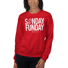 Load image into Gallery viewer, Women's Sunday Funday Crew-Neck Sweatshirt