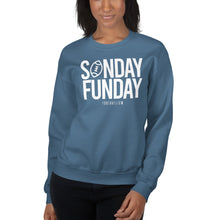 Load image into Gallery viewer, Women's Sunday Funday Crew-Neck Sweatshirt