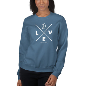 Women's Love Diamond Crew-Neck Sweatshirt