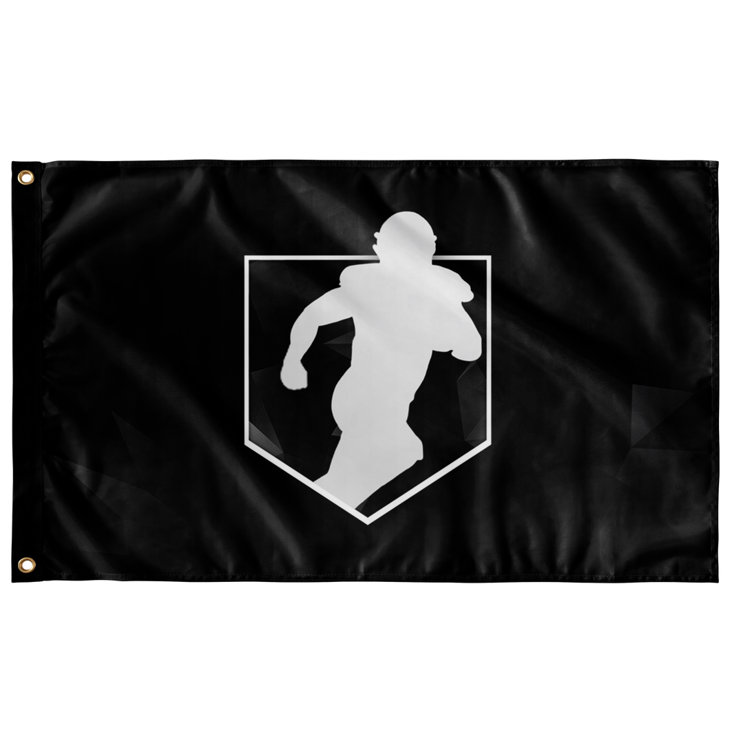 Black Shield Wall Flag
