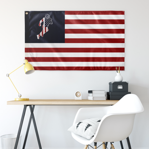 America Logo Wall Flag