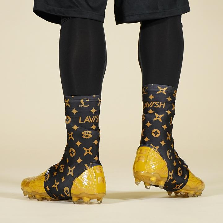Designer football clearance spats