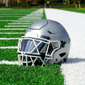 Silver Helmet Eye-Shield Color Visor – Footballism