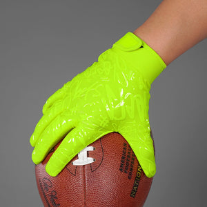 Red Sticky Football Gloves – Footballism